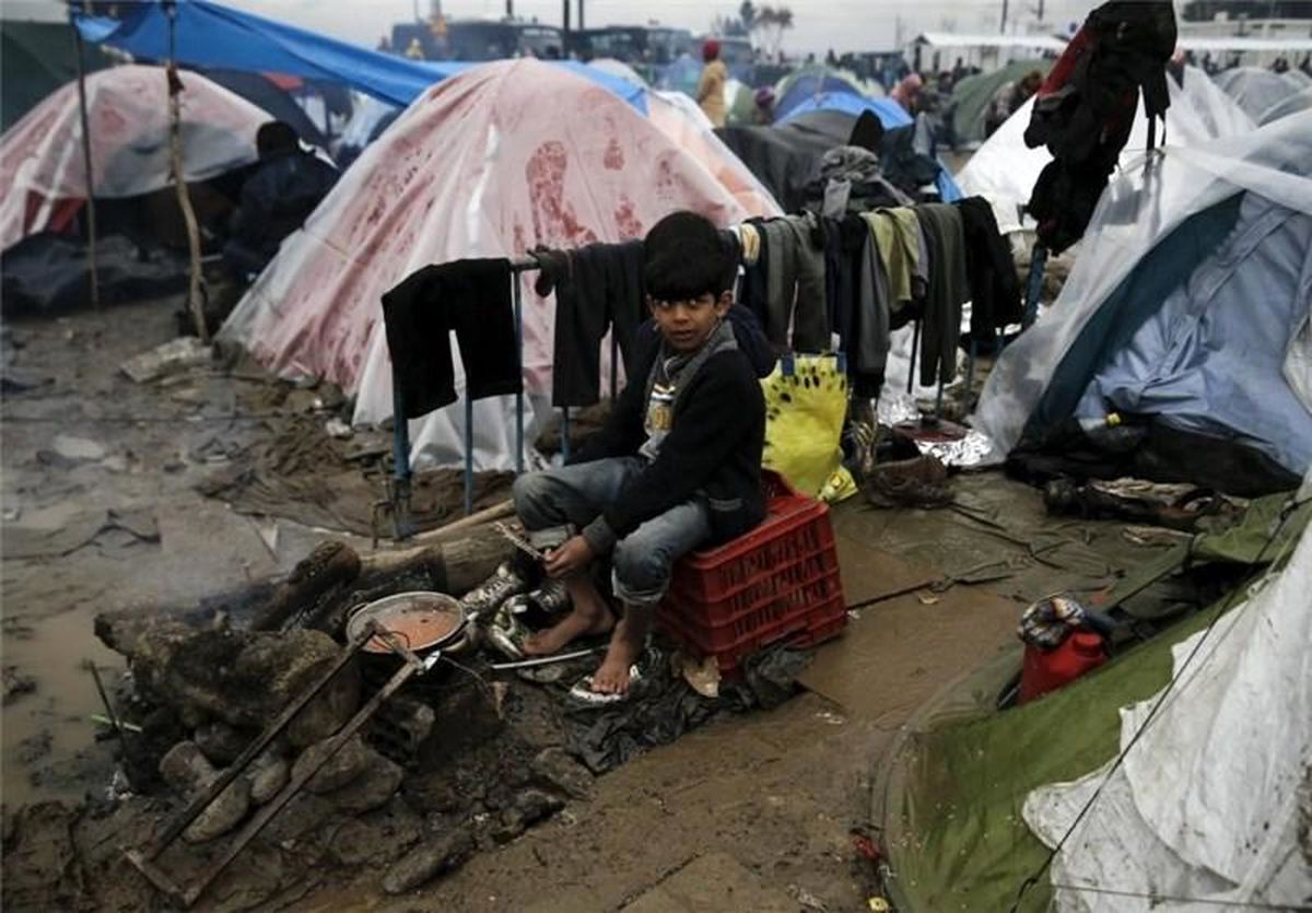 تخلیه ۱۰ هزار پناهجو از کمپ "ایدومنی" یونان
