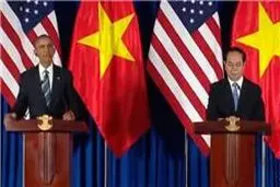 اوباما: ممنوعیت فروش تسلیحاتی ویتنام رفع می‌شود