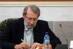 لاریجانی در پیامی انتخاب آیت‌الله جنتی به ریاست مجلس خبرگان را تبریک گفت
