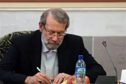 لاریجانی در پیامی انتخاب آیت‌الله جنتی به ریاست مجلس خبرگان را تبریک گفت