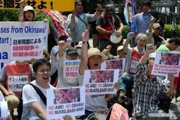 اعتراض مردم هیروشیما به حضور اوباما در این شهر