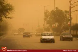 گرد و غبار ایلام را فرا گرفت