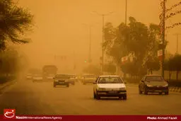 گرد و غبار ایلام را فرا گرفت