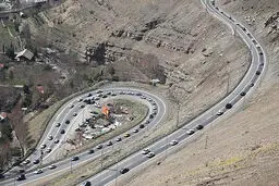جاده چالوس از امروز تا شنبه یک‌طرفه می‌شود