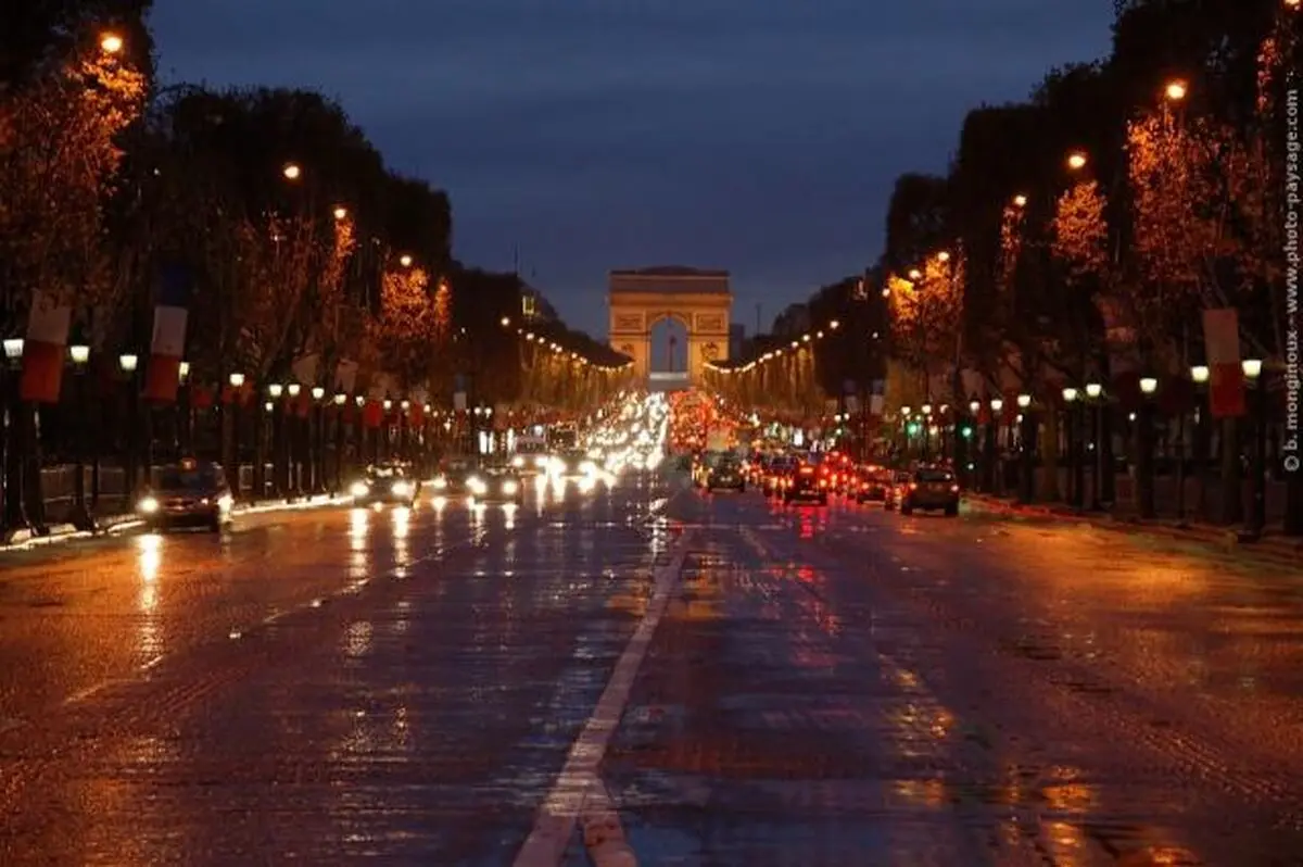 تیراندازی در نزدیکی خیابان "شانزه‌لیزه" پاریس