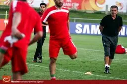 کی‌روش: به دلیل نداشتن زمین مناسب، در دو روز اخیر تمرین نکردیم