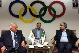 دیدار آیان با رئیس کمیته ملی المپیک