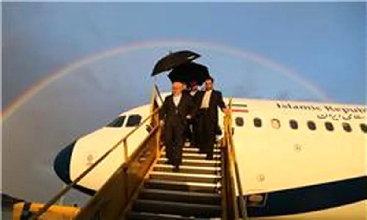 ظریف وارد هلسینکی شد