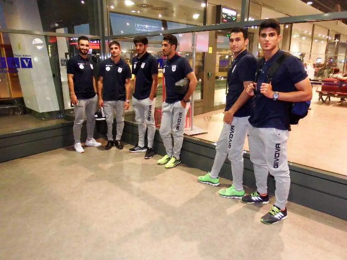 ملی‌پوشان فوتبال ایران وارد مقدونیه شدند + عکس