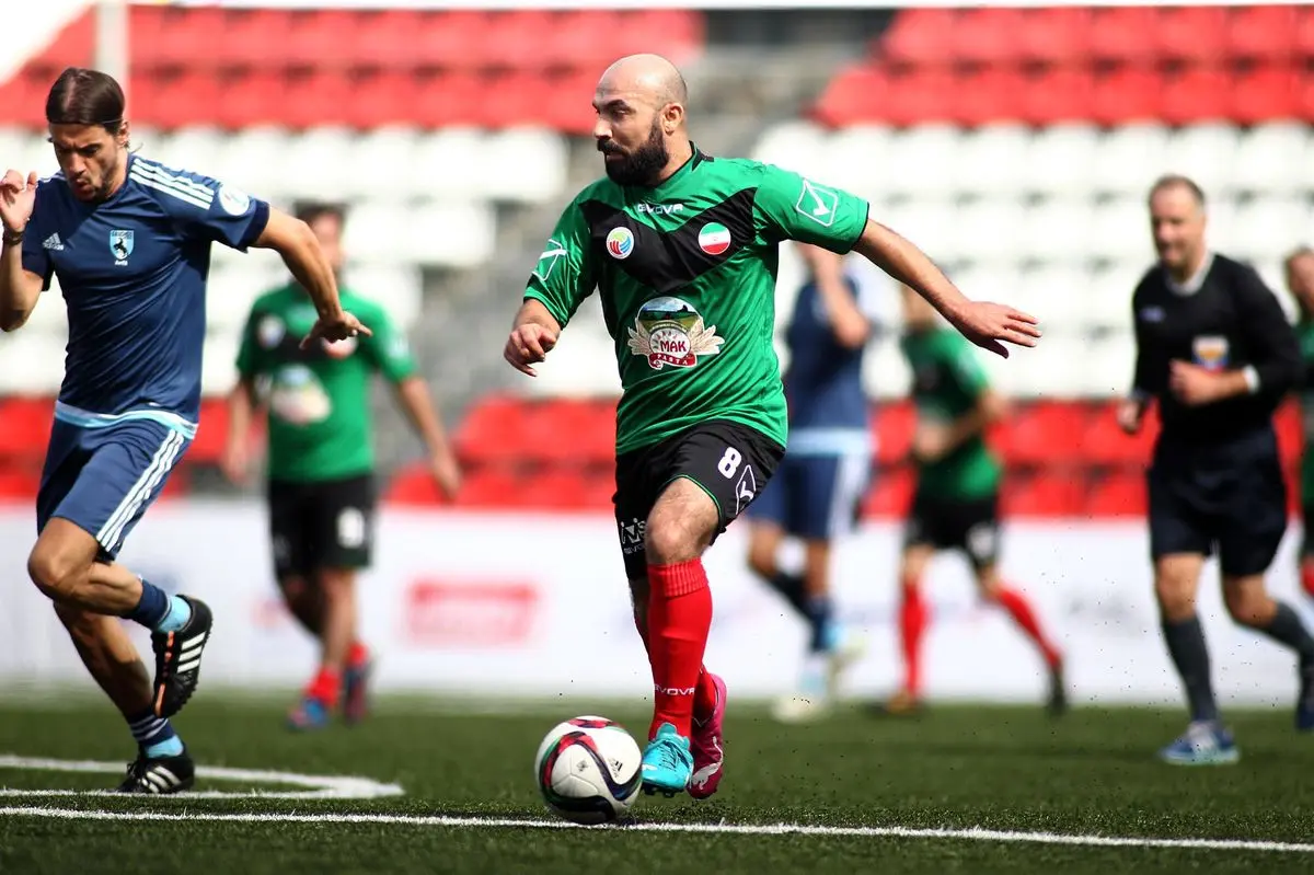 گزارش تصویری:: دیدار تیم فوتبال هنرمندان ایران مقابل آرژانتین