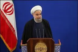 روحانی وارد شهرستان مهاباد شد