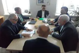 دیدار ظریف با وزیر خارجه و رئیس‌جمهور اسبق فنلاند