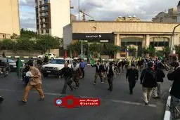 راهپیمایی بسیج از امام زاده صالح تا حسینیه جماران