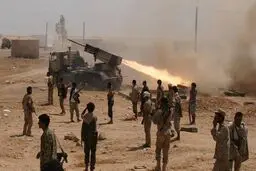 حملۀ موشکی به پایگاه مزدوران سعودی در یمن