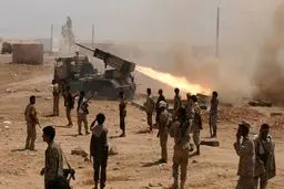 حملۀ موشکی به پایگاه مزدوران سعودی در یمن