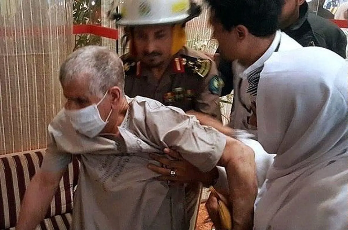 آتش سوزی گسترده در هتل ۱۴ طبقه مکه