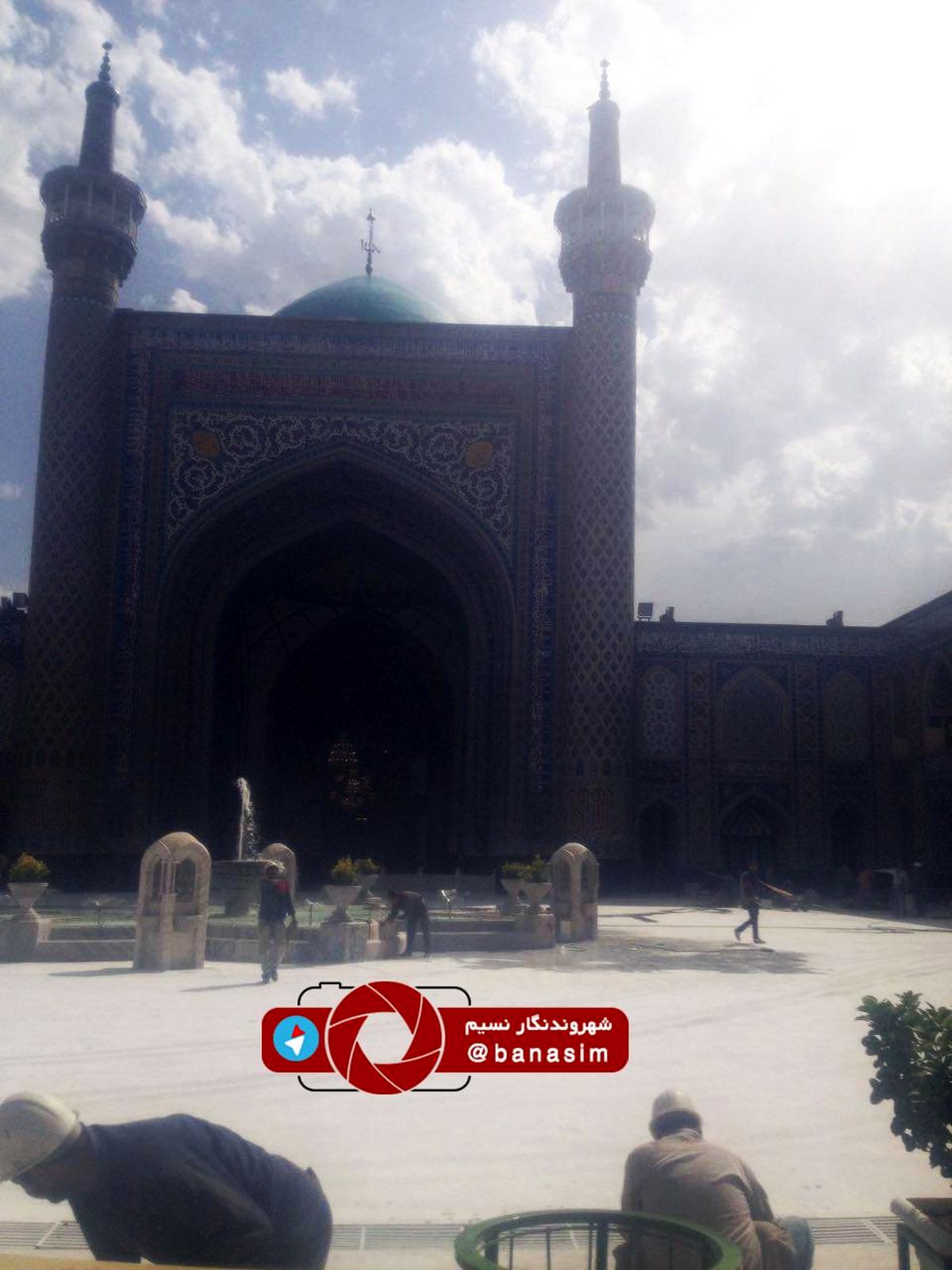 اولین تصاویر از بازگشایی صحن مسجد گوهرشاد حرم رضوی پس از دوسال