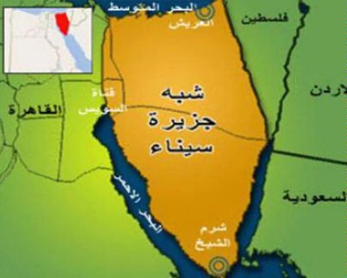 کشته شدن شش فرد مسلح در استان سینای مصر