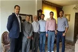 مسئولین و المپیکی‌های شمشیربازی از پیشکسوت این رشته عیادت کردند