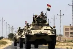 در عملیات ارتش مصر در 