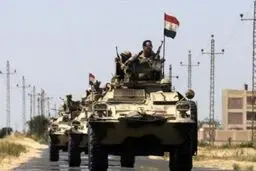 در عملیات ارتش مصر در 