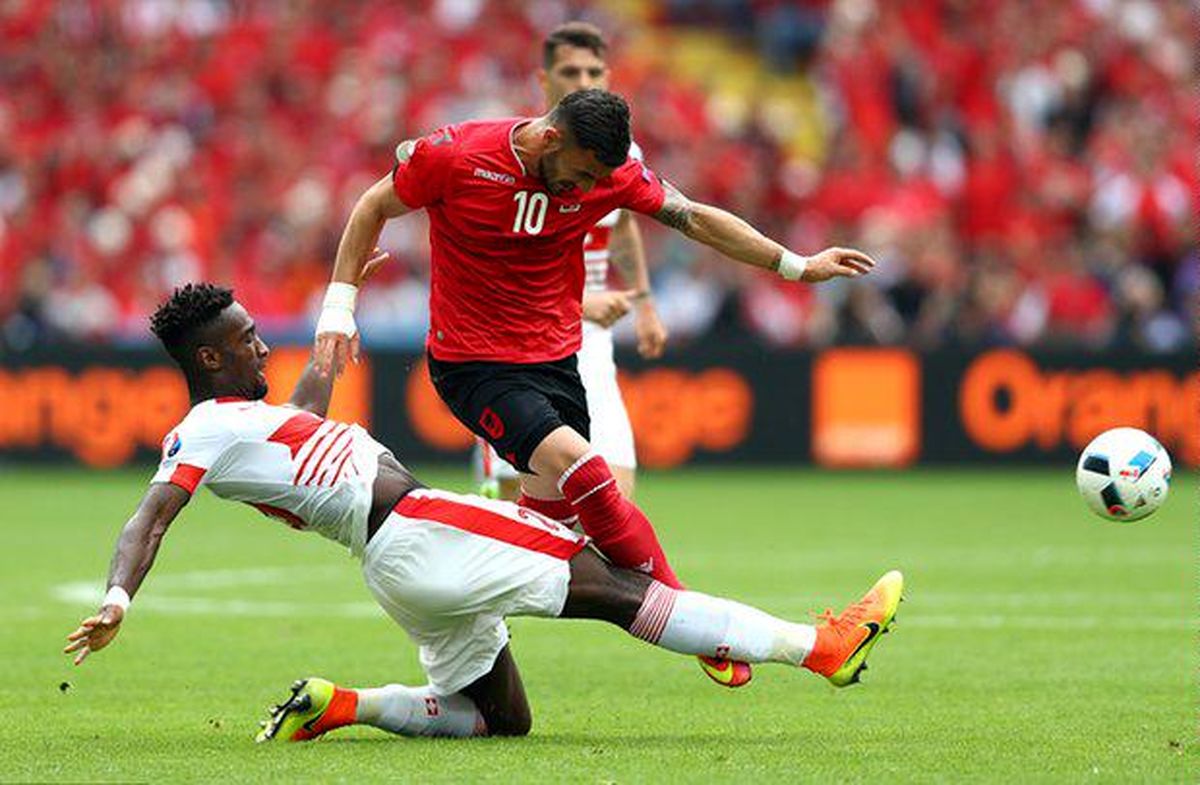گزارش تصویری:: برتری سوئیس با گل زودهنگام