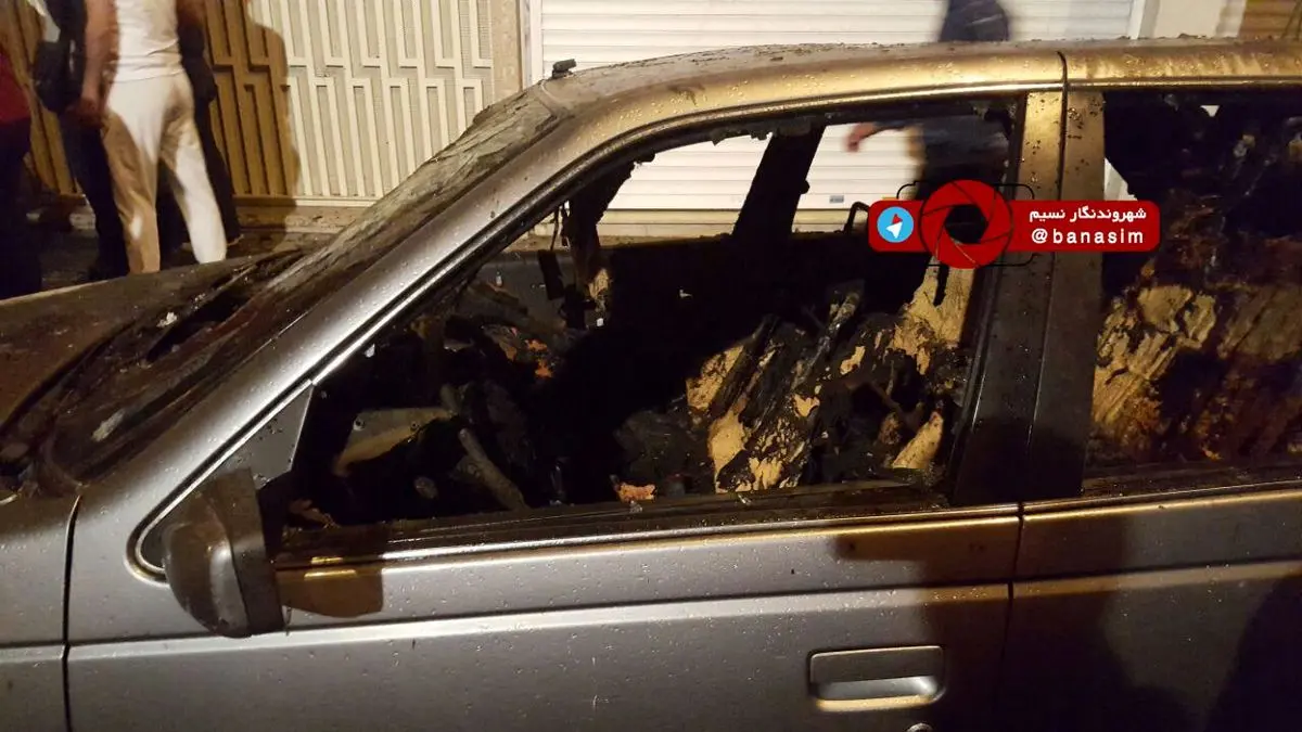 انفجار کپسول گاز در خیابان پیروزی تهران