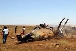 سقوط بالگرد اماراتی
