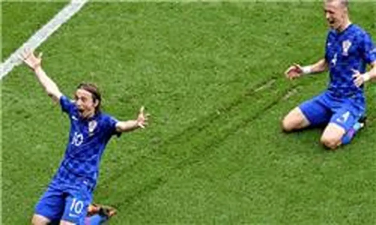 مودریچ برترین بازیکن دیدار کرواسی و ترکیه شد