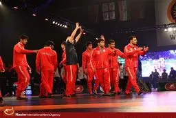 کمیته ملی المپیک قهرمانی تیم ملی کشتی آزاد در رقابت‌های جام جهانی را تبریک گفت