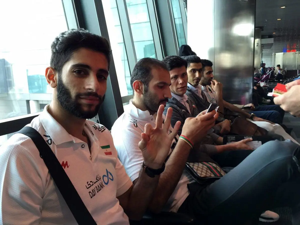 والیبالیست‌های ایران راهی ریو شدند + عکس