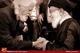 تصاویری از مرحوم سبزواری در کنار رهبر معظم انقلاب