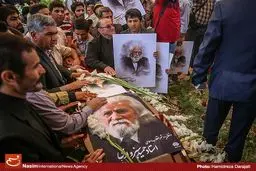 مراسم تشییع پیکر زنده یاد حمید سبزواری