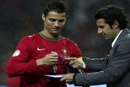 رونالدو به رکورد بازی‌های ملی فیگو رسید