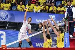 دیدار تیم‌های والیبال ایران و برزیل