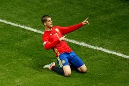 برتری اسپانیا در نیمه نخست