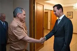وزیر دفاع روسیه با بشار اسد دیدار کرد