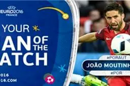 موتینیو بهترین بازیکن دیدار پرتغال و اتریش شد