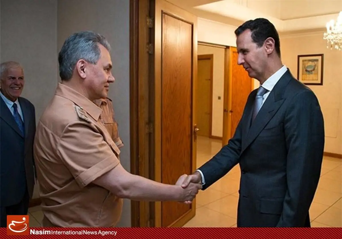 دیدار وزیر دفاع روسیه با بشار اسد
