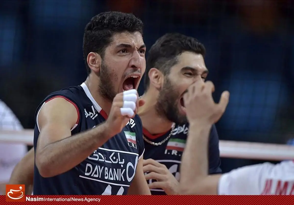 دیدار والیبال تیم‌های ایران و آرژانتین در لیگ جهانی