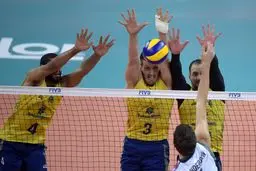 برزیل صدرنشین گروه دوم هفته نخست لیگ جهانی والیبال