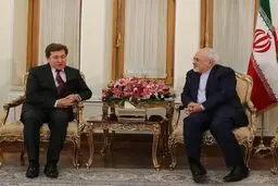 دیدار خداحافظی سفیر سابق بلاروس با ظریف برگزار شد