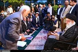 جمعی از شاعران و اهالی فرهنگ و ادب با رهبر انقلاب دیدار کردند + تصاویر