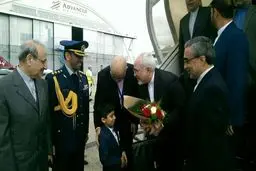 ظریف وارد پاریس شد