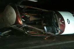 سقوط مرگبار یک اتوبوس در فارس با ۱۹ فوتی و ۳۳ مصدوم