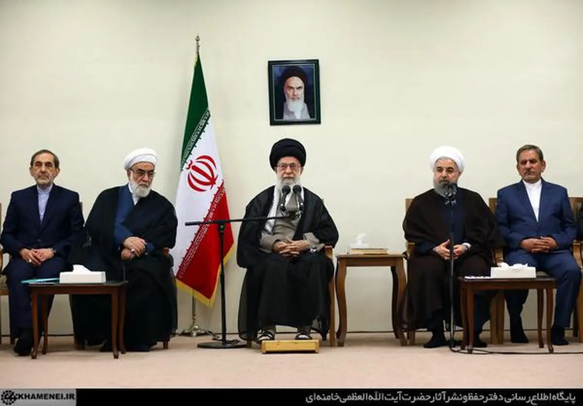 رئیس‌جمهور و اعضای هیات دولت با رهبر انقلاب دیدار کردند + تصاویر