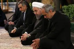 رئیس‌‎جمهور افطار را میزبان کارکنان نهاد ریاست جمهوری بود