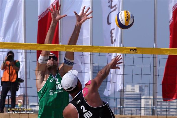 تیم‌های ملی والیبال ساحلی ایران مغلوب قطر شدند