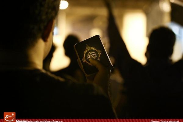 مراسم احیاء شب نوزدهم ماه مبارک رمضان در مسجد دانشگاه تهران
