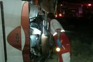 هویت دو جسد دیگر از قربانیان حادثه اتوبوس سربازان شناسایی شد